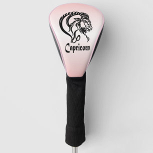 Silver Capricorn the Sea Goat Zodiac Golf Head Cover