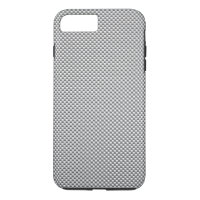 Silver Carbon Fibre Print