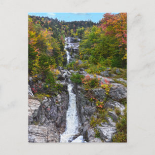 Silver Cascade in Autumn, New Hampshire Postcard