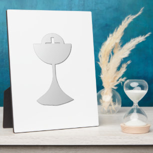 Silver Chalice and Host Plaque