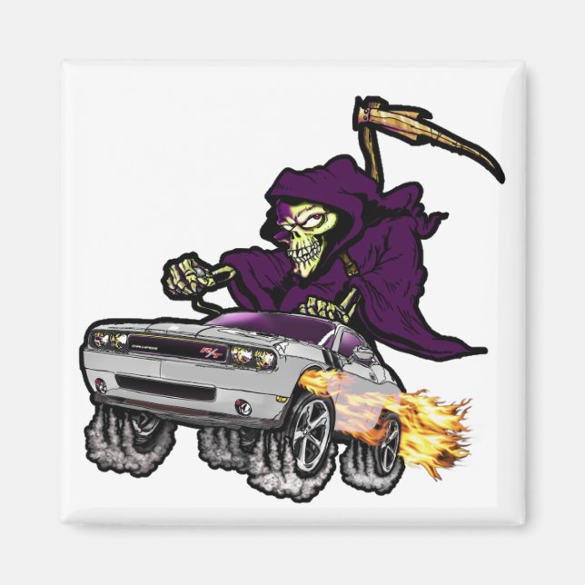 Silver Challenger R/T Magnet (Front)