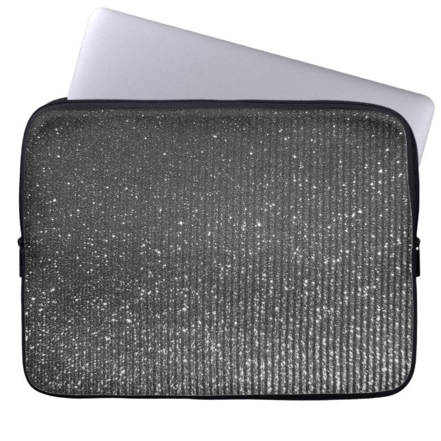 Silver Charcoal Rising Laptop Sleeve (Front)