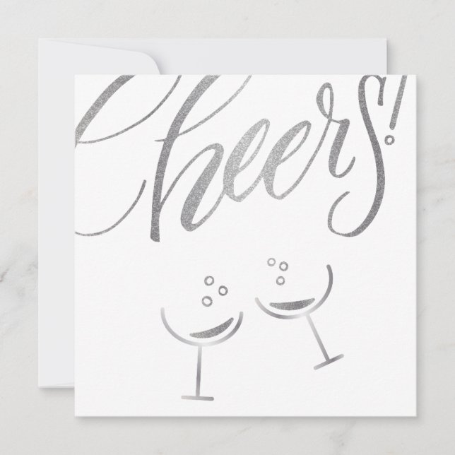 Silver Cheers Glasses Announcement (Front)