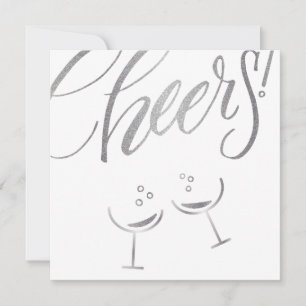Silver Cheers Glasses Announcement