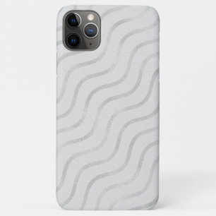 Silver Chevron on Gray iPhone 11 Pro Max Case