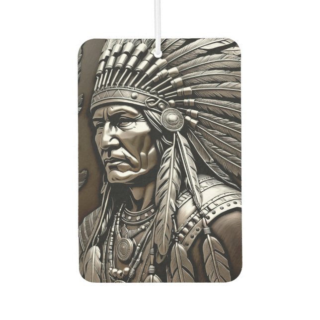 Silver Chief Car Air Freshener (Front)