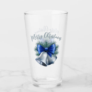 Silver Christmas Bells Glass