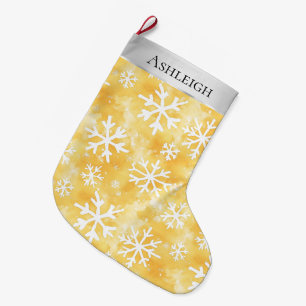 Silver Christmas Purple Pin Red Stripes Large Christmas Stocking