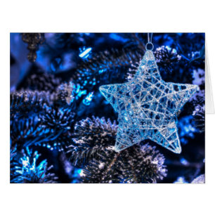 Silver Christmas Star of Bethlehem Ornament