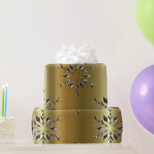 Silver Christmas Stars Wrapping Paper (Creator Uploaded)