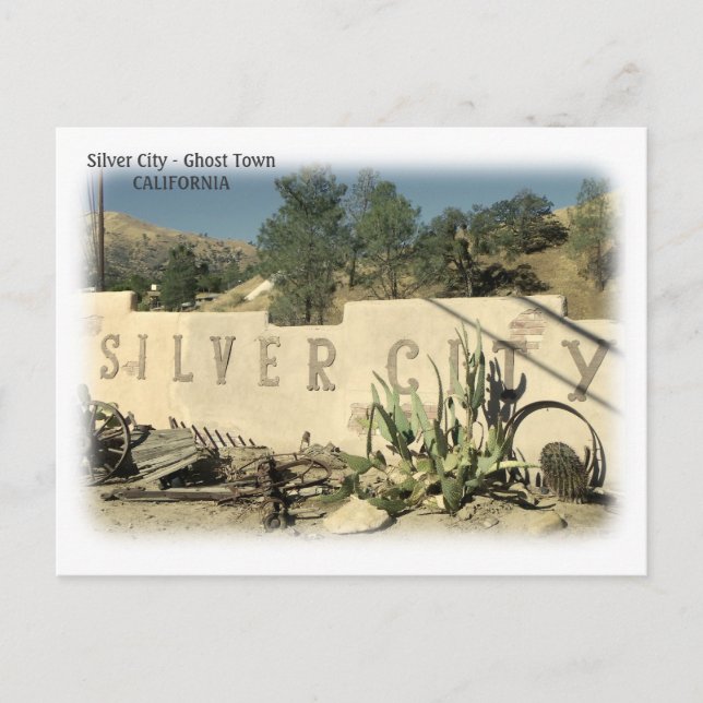 Silver City Ghost Town Postcard! Postcard (Front)