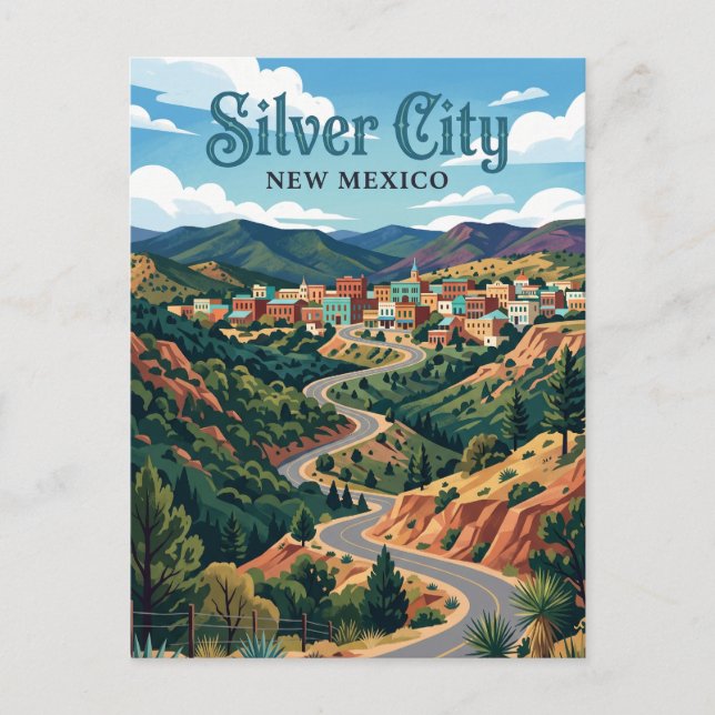 Silver City USA Postcard (Front)