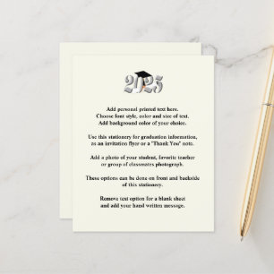 Silver Class of 2025 Graduation Announcement