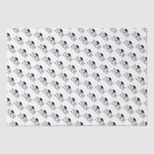 Silver Class of 2026 Graduation Tissue Paper