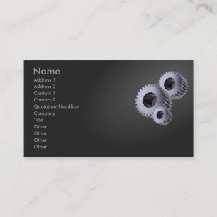 Silver Cogs Business Card