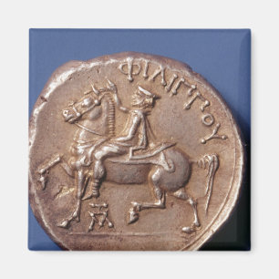 Silver coin of Philip II of Macedon Magnet
