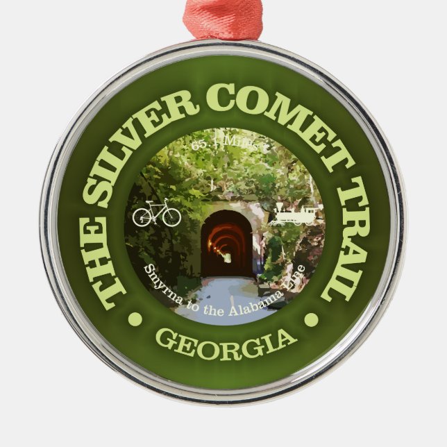 Silver Comet Trail (cycling c) Metal Ornament (Front)