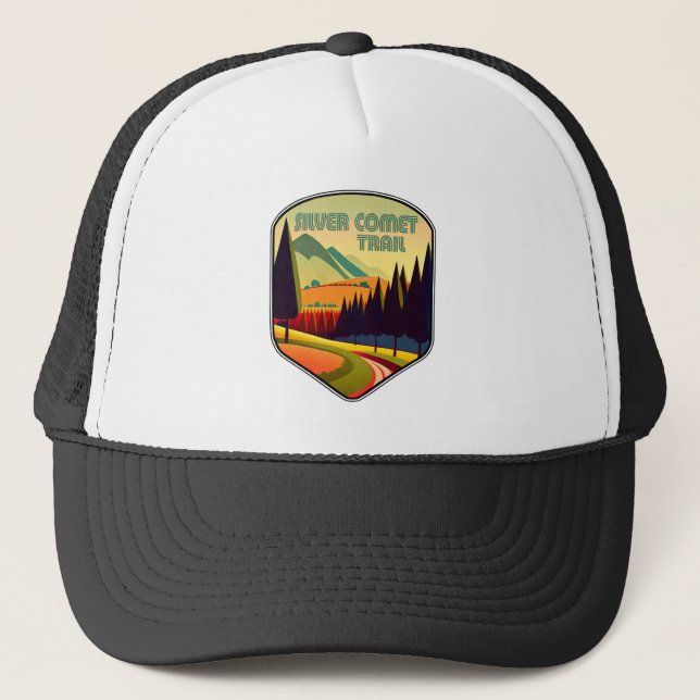 Silver Comet Trail Georgia Colours Trucker Hat (Front)