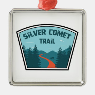 Silver Comet Trail Georgia Metal Ornament