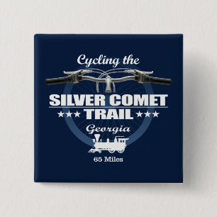 Silver Comet Trail (H2) 15 Cm Square Badge