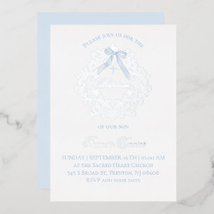 silver crest baby boy Baptism