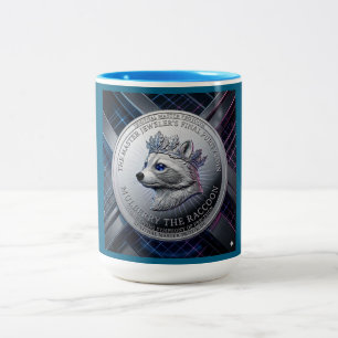 Silver Crowned Two-Tone Coffee Mug