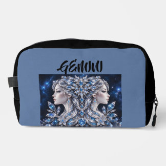 Silver Crystal Gemini | Luxury Collection Dopp Kit