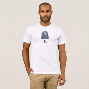 Silver Crystal Leo Luxury Collection T-Shirt