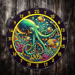 Silver Currents Octopus Dartboard