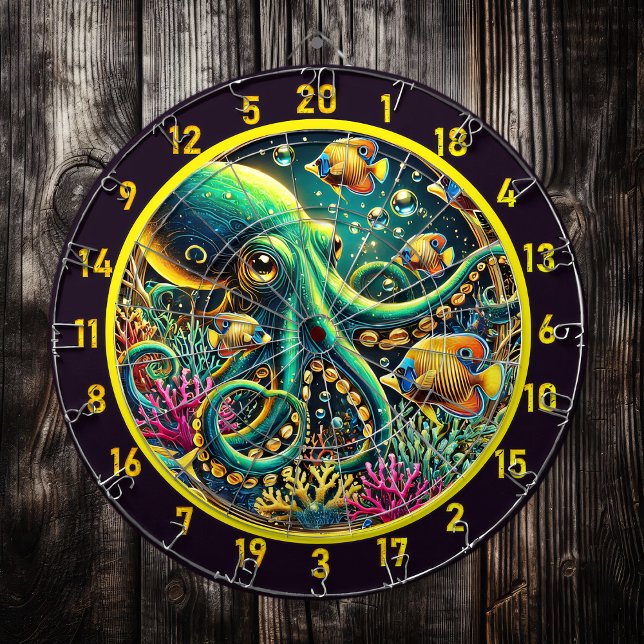 Silver Currents Octopus Dartboard (Creator Uploaded)