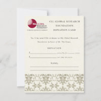 Silver Damask Seminar Event, QR Code Donation