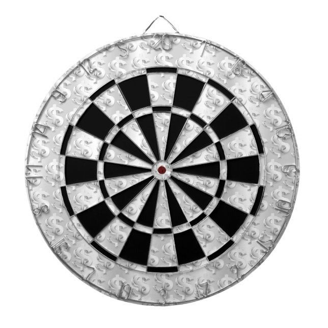 $ Silver $ Dartboard (Front)