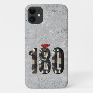 Silver Darts Score 180 Design, iPhone 11 Case