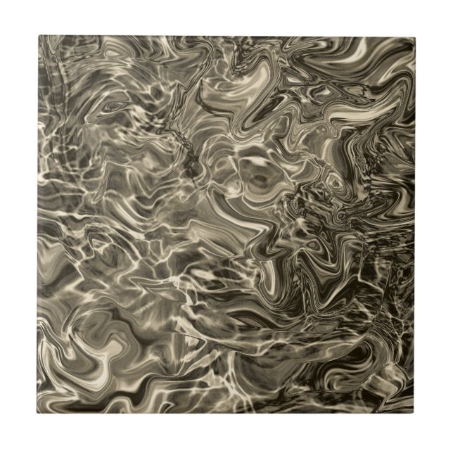 silver design ceramic tile (Front)