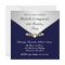 Silver Diamond Brooch Navy Blue Womens Invitations