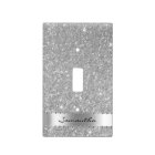 Silver Diamond Glitter Bling Girly