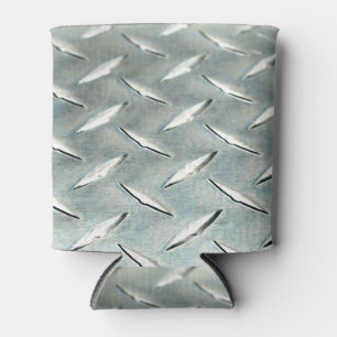 Silver Diamond Plate photo on a can cooler