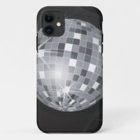silver disco ball