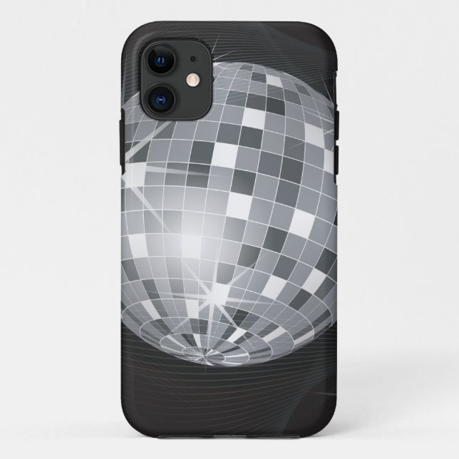 silver disco ball Case-Mate iPhone case (Back)