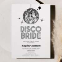 Silver Disco Ball Disco Bride Bridal Shower