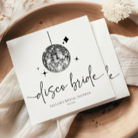 Silver Disco Ball Disco Bride Bridal Shower