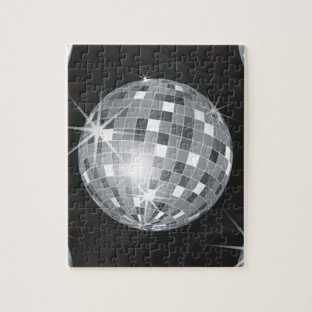 silver disco ball jigsaw puzzle (Vertical)