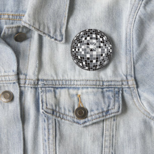 Silver Disco Ball Pin