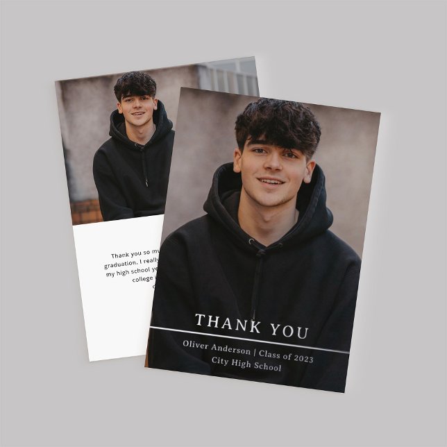 Silver Divide | Photo Graduation Thank You (Creator Uploaded)