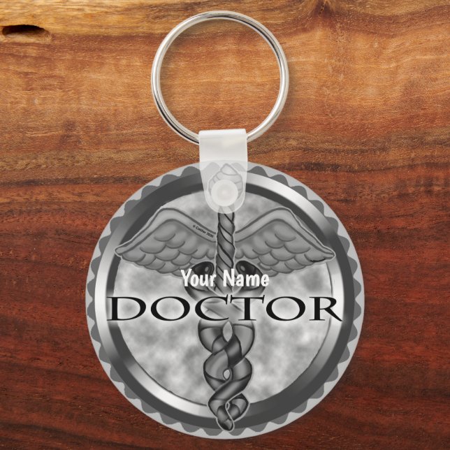 Silver doctor  key ring (Front)