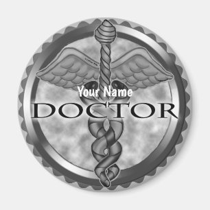 Silver doctor magnet