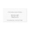 Silver Dog Bone Business Card Design