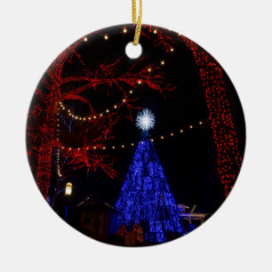 Silver Dollar City Christmas Ceramic Ornament