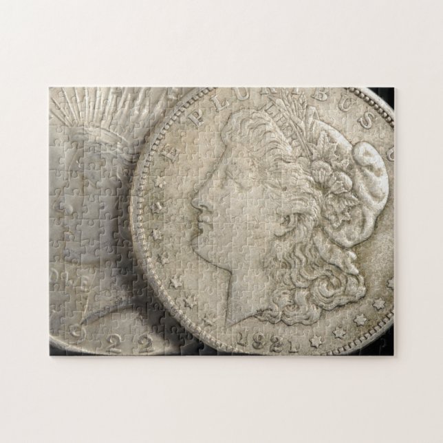 Silver Dollars puzzle (Horizontal)