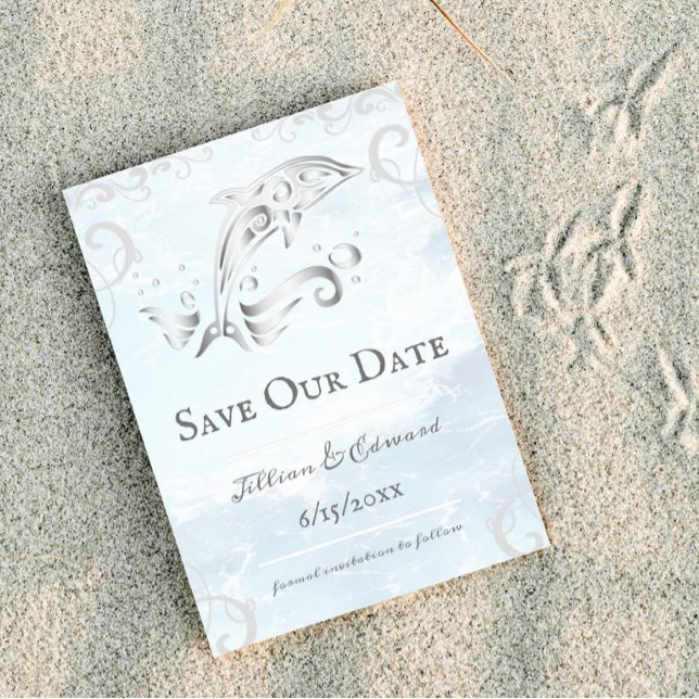 Silver Dolphin Save The Date Announcement (Silver Dolphin Save the Date)